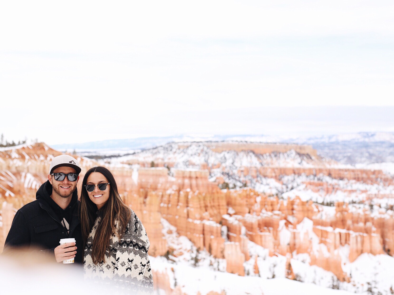 Bryce Canyon National Park During Winter | Sunset Point, Bryce Canyon National Park | Traveling Entrepreneurial Couple | Traveling Southern Utah | elanaloo.com