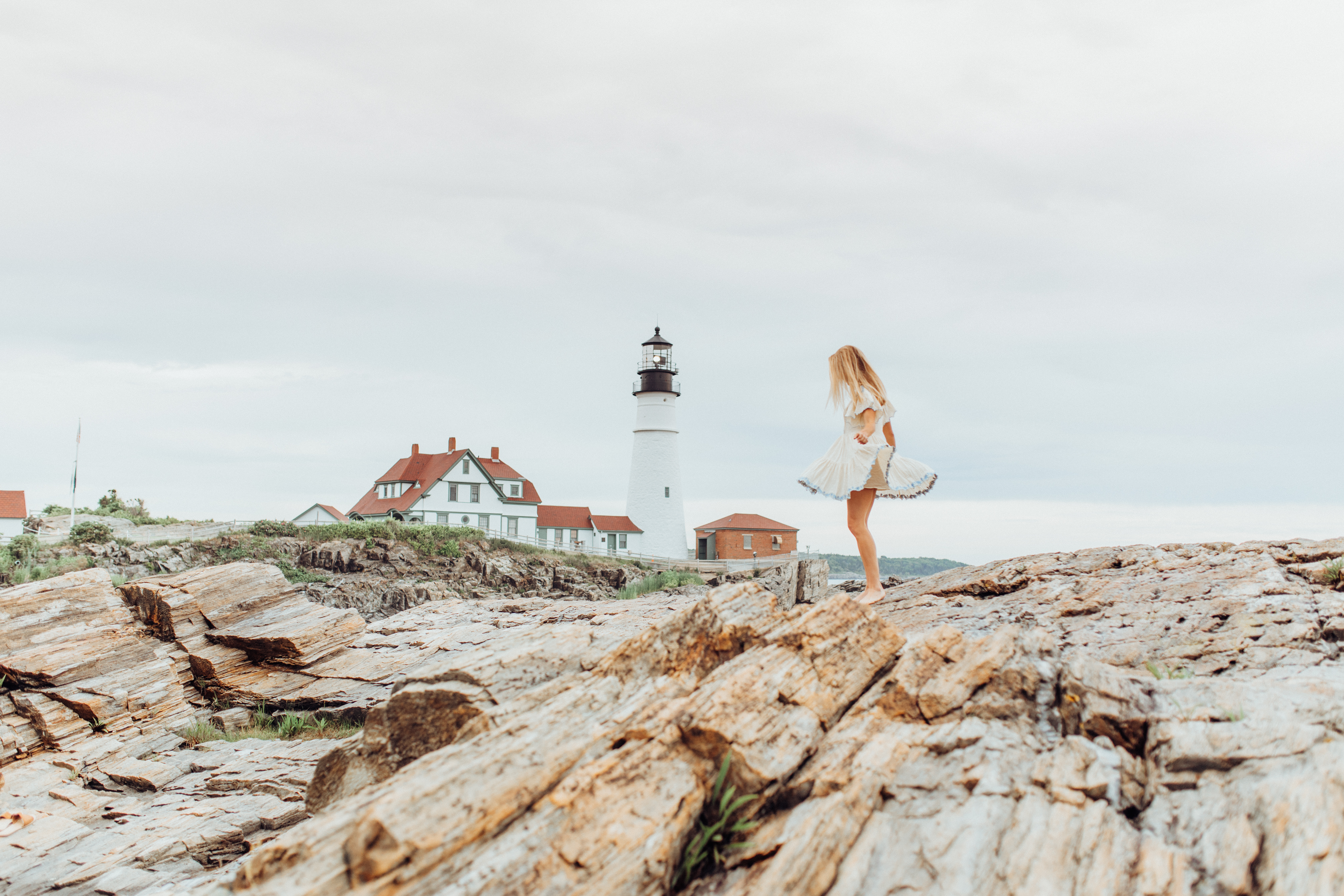Exploring Portland, Maine during a Girl's Weekend in Maine | Portland Head Light | #EverydayMadewell | Maine Travel Guide via @elanaloo + elanaloo.com